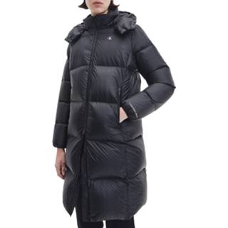 👉 Winterjas XS vrouwen zwart Calvin Klein Down Long Puffer Dames 8719856658410