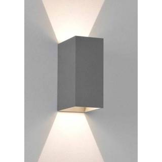 👉 Buiten wandlamp Structuur Zwart wit Grijs Astro - Oslo 160 LED buitenwandlamp 5038856081930