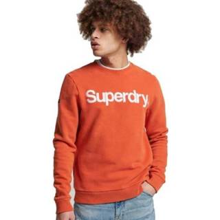 👉 Sweater l mannen oranje Super Dry Vintage CL Classic casual he