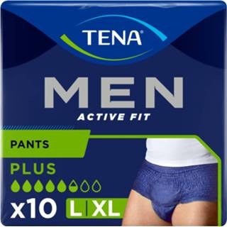 👉 Large XL active Tena Men Fit Plus - 10 stuks 7322541745763
