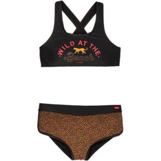 👉 Bikini meisjes zwart Protest LINE JR