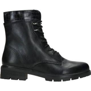 👉 Veterboots zwart laag kunststof active synthetisch Tamaris Veterboot 4064196470920