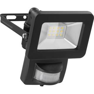 👉 Schijnwerper zwart active LED voor buiten - Met Bewegingssensor 10W IP44 4040849538773