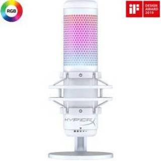👉 Microphone wit HyperX QuadCast S RGB USB Condenser - White (PC/Mac/PS4)