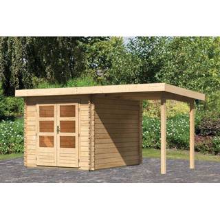 👉 Tuinhuisje Woodfeeling | Tuinhuis Bastrup 4 met Overkapping 2,0 4010090786728