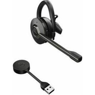 👉 Headset zwart titanium Jabra Engage 55 Draadloos oorhaak Kantoor/callcenter Zwart, 5706991025347