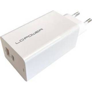 👉 Wit LC-Power LC-CH-GAN-65 oplader voor mobiele apparatuur Binnen 4260070129780