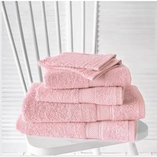 👉 Handdoek witte katoen Almond Blossom De Lietaer Helene Handdoeken set met washanden Blossom, 6 delig 5410156509312