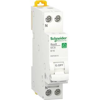 Schneider Electric Resi 9 installatieautomaat 1P+N C16 6KA