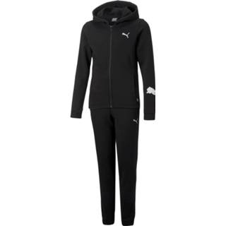 👉 Joggingpak meisjes zwart Puma Classic Hooded 4065449177818