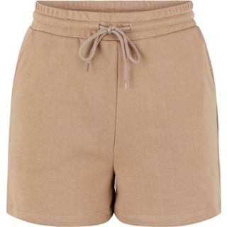 👉 Korte broek zilver vrouwen Pieces dames Loungewear - Zomer shorts Silver mink 5715214660326