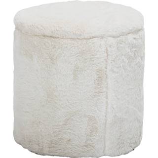 👉 Poef wit polyester scandinavisch Bloomingville Mini Siabella 5711173214761