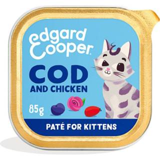 👉 Kattenvoer active 16x Edgard&Cooper Kitten Pate Kabeljauw - Kip 85 gr 5407009642203