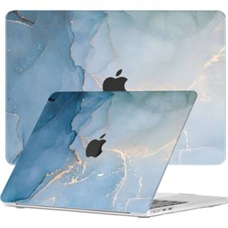 👉 Coverhoes blauw Lunso - cover hoes MacBook Air 13 inch M2 (2022) Aciano Azul 8720791571382