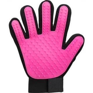 Mesh zwart roze Trixie vachtverzorgingshandschoen mesh-materiaal / tpr 16X24 CM 4011905231327