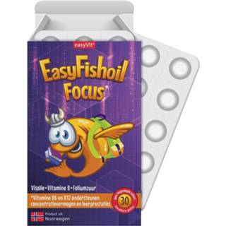 👉 Kauwtablet gezondheid EasyVit EasyFishoil Focus Kauwtabletten 8682792377120