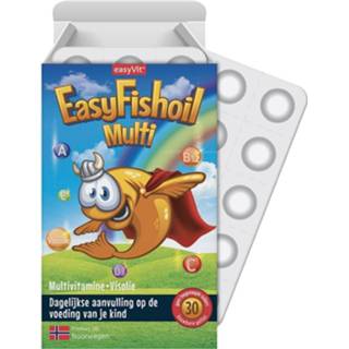 👉 Kauwtablet gezondheid EasyVit EasyFishoil Multi Kauwtabletten 8682792377137