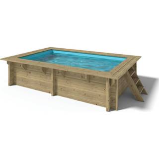 👉 Zwembad houten Fonteyn | 300x200 cm