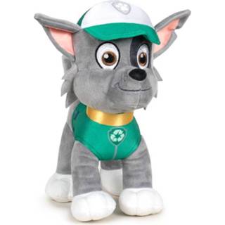 👉 Knuffel pluche kinderen Rocky Paw Patrol Classic New Style hondje 19 cm