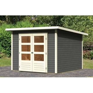 👉 Tuinhuisje Woodfeeling | Tuinhuis Stockach 4 Terragrijs 4010090829814