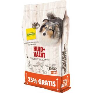 👉 Hondenvoer normaal kleinverpakking voeding Vitalstyle Huid + Vacht Bonusbag - 12+3 kg 8711731023474 8711731008013