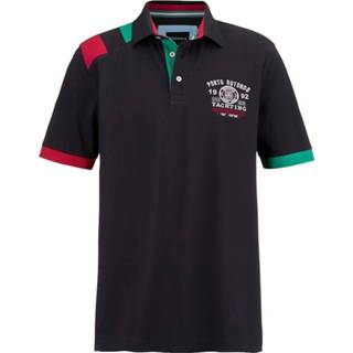 👉 Poloshirt marine effen mannen met contrastkleurige details BABISTA 4055707750396 4055707750341