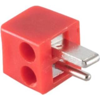 Rood active 2-pin DIN Luidsprekerconnector - Schroefbaar 4017538004437