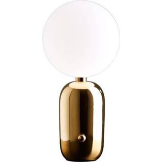 👉 Tafel lamp zwart wit koper platina goud Parachilna - Aballs M GR Tafellamp 6095811815879