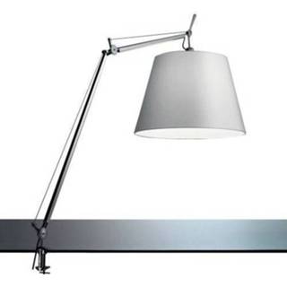 👉 Tafel lamp zwart grijs satijn Artemide - Tolomeo Mega 42cm tafellamp