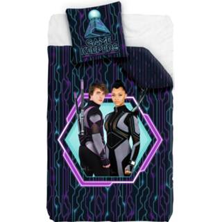 👉 Dekbedovertrek katoen antraciet GameKeepers - 140 x 200 cm 100% tweezijdig 5414233237358