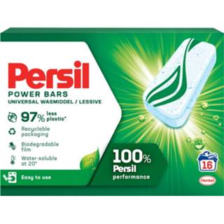 👉 Duurzame keuze2+2 gratis: Persil Wasmiddel Power Bars Universal 16 wasbeurten