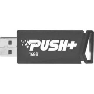 👉 Flash drive zwart Patriot Memory Push+ USB 16 GB Type-A 3.2 Gen 1 (3.1 1) 814914027561