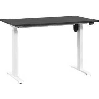 👉 Bureau zwart wit Homeworx zit/sta elektrisch verstelbaar - zwart/wit 75/118x120x70 cm Leen Bakker 8714901815770