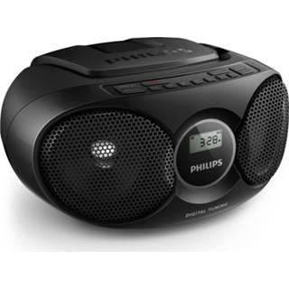 👉 Zwart active Philips AZ215B/12 Radio/CD-Speler 6951613992128