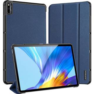 👉 Tablet hoes geschikt voor Huawei MatePad 10.4 (2022) - Dux Ducis Domo Book Case - Blauw