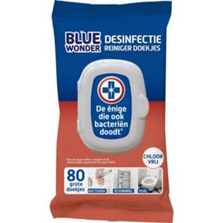 👉 Blauw XL HG Blue Wonder desinfectie reiniger doekjes 8712038001707