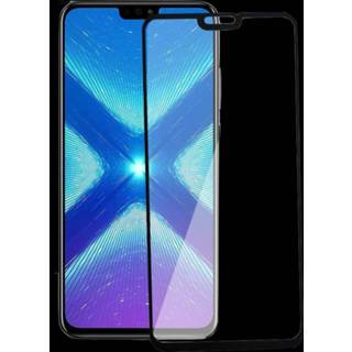👉 Screenprotector zwart active Honor 8a - Full Cover Case-Friendly 8719793086185