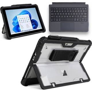 👉 Toetsenbord zwart active & Tablet Hoes geschikt voor Microsoft Surface Pro 3/4/5/6/7 - Bluetooth Cover Met touchpad 8719793186410