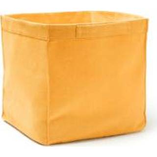 👉 Stoffen meisjes geel kinderen mannen Kids Concept ® doos 30x30x30 cm, mango 7340028732013