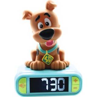 👉 Wekker meisjes blauw LEXIBOOK met 3D Scooby Doo nachtlicht figuur en geweldige ringtones 3380743094311