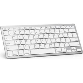 Draadloos toetsenbord wit active - Wireless Keyboard Bluetooth 8718969205313