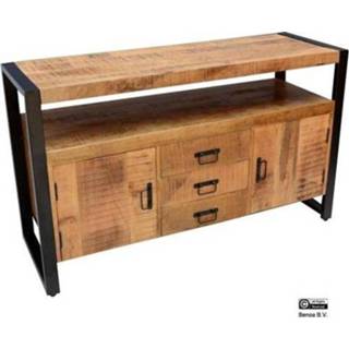 👉 Dressoir Britt 2 Door 3 Drawer Sideboard 135 8785264480714
