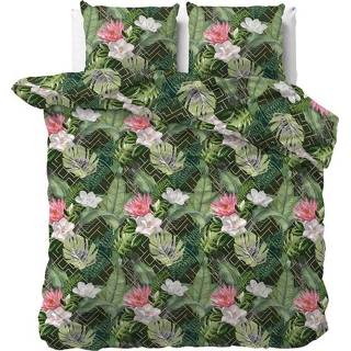 👉 Dekbedovertrek groen Katoen-Polyester Sleeptime Elegance Maison - 2-persoons (200 x 200/220 cm + 2 kussenslopen) 8720105639463