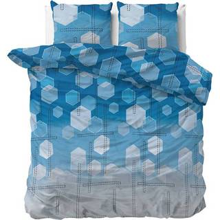 👉 Sleeptime Elegance Mufassa Blue Dekbedovertrek 2-persoons (200 x 220 cm + 2 kussenslopen) Dekbedovertrek