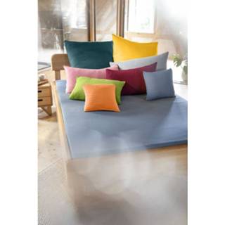 👉 Interlock jersey hoeslaken van bio-katoen, zonnegeel Maat: 100 x 200 cm
