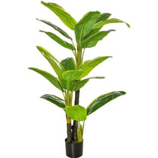 👉 Kunstplant active HOMdotCOM Bananenplant 17 cm x 150 6095801331389