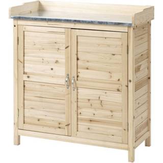 👉 Tuinkast active Sunny Plantentafel met Onderkast en 2 Planken 83 x 40 92 cm 6095800292247