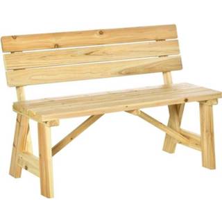 👉 Tuinbank hout active Sunny voor 2 personen Classic Design 116 x 56 80 cm 6095839530525