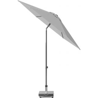 👉 Parasol grijs active Lisboa 250 cm rond lichtgrijs 8720039165014