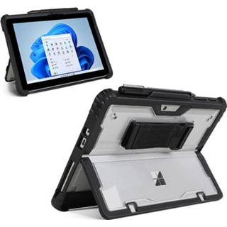 👉 Toetsenbord zwart active Hoes geschikt voor Microsoft Surface Pro 7 (12.3 Inch) - Verstelbaar Compatible met Stylus Houder 8719793183266